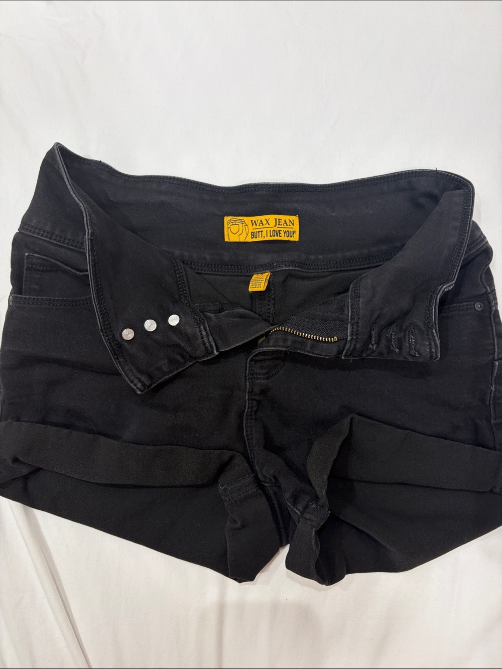 black y2k style shorts
